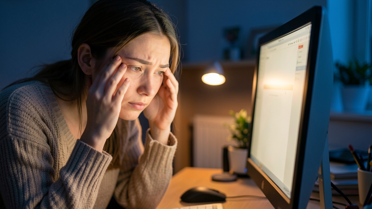 You are currently viewing Fatigue visuelle écran : soulager les yeux secs et la vision floue le soir